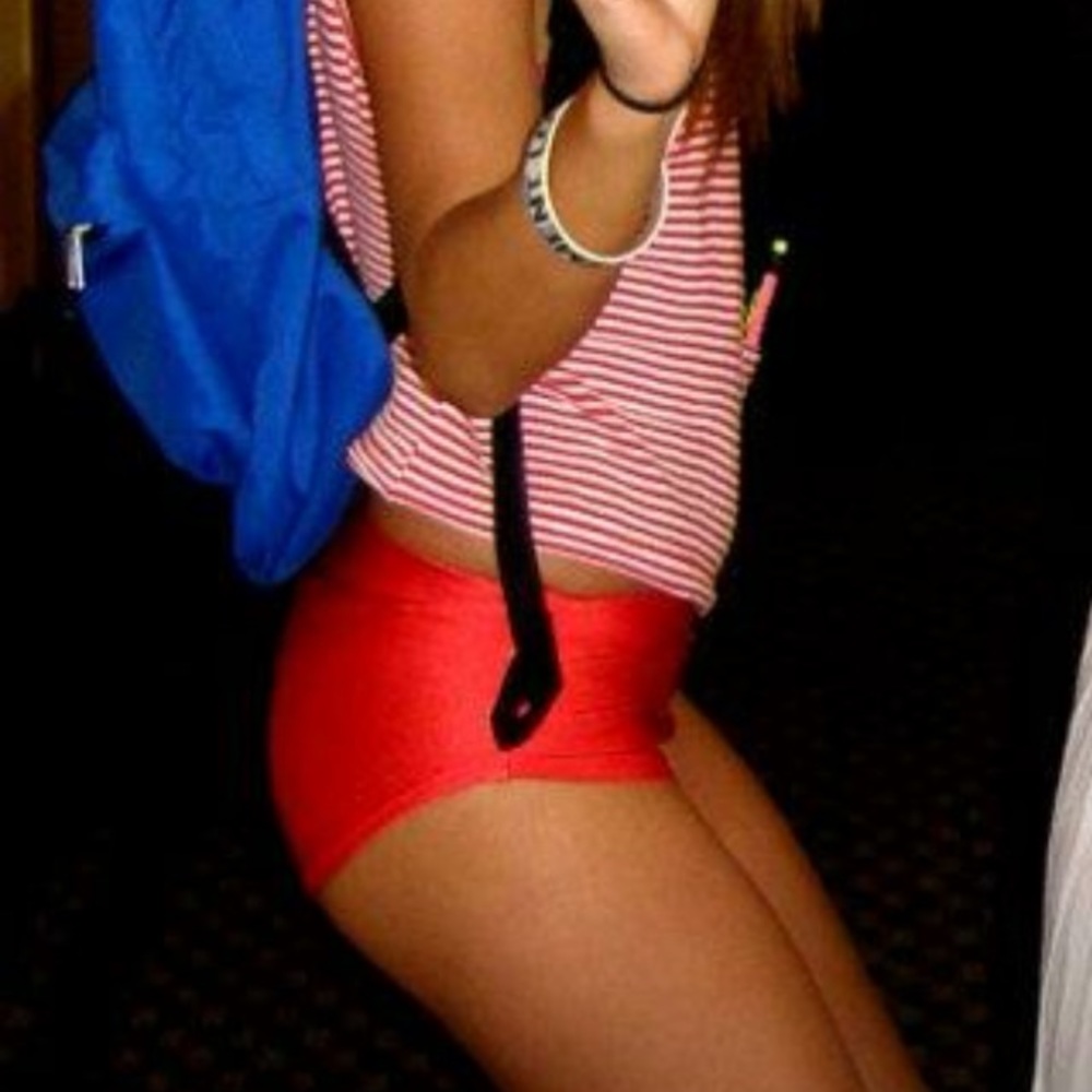 Red hot American apparel shorts